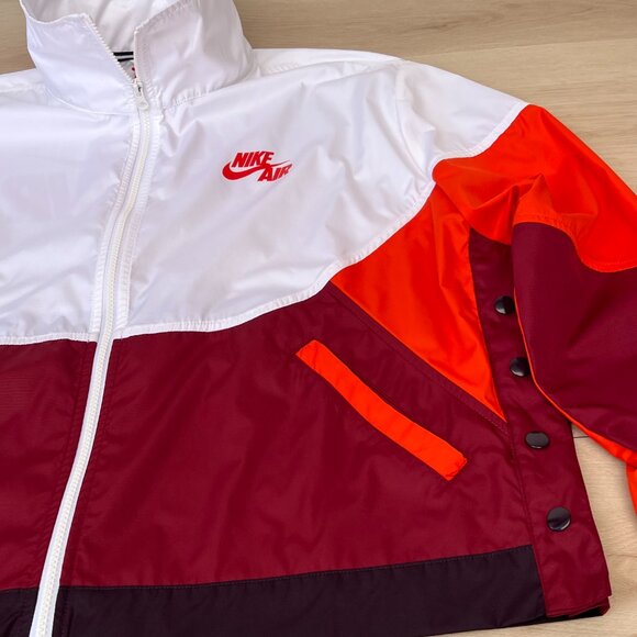 EUC Nike Air Women's Colorblock Woven Jacket AH7630 Med / Throwback 90s Style - Picture 4 of 16